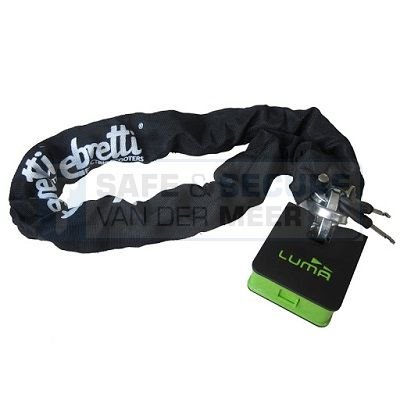 Luma ketting ketting 150 cm., 10 mm. schakel incl. Escudo 38, ART ***® goedgekeurd 